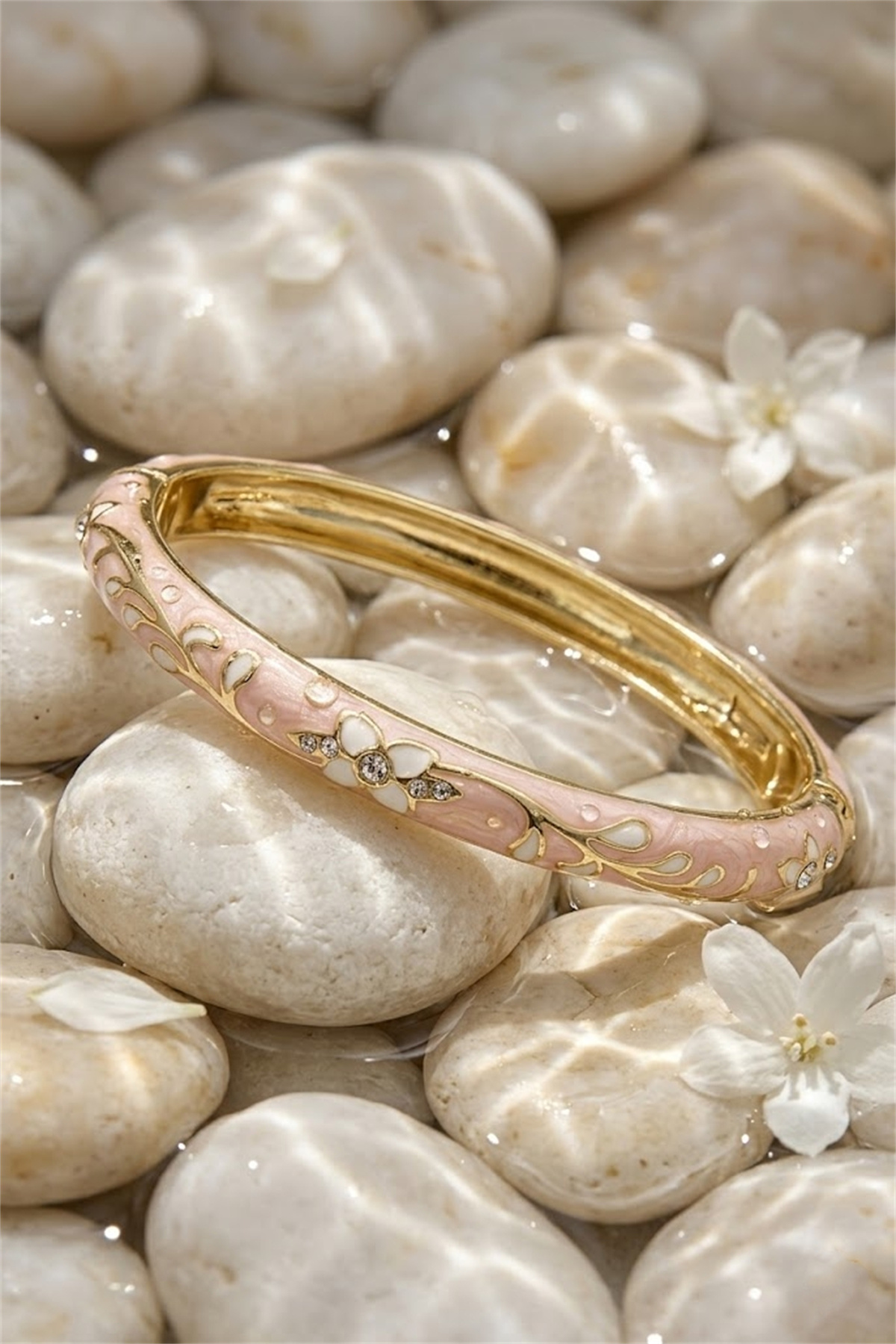 Jonc Bali Rose clair