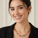 Collier Amira Multicolore clair