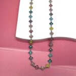 Collier Amira Multicolores Argenté